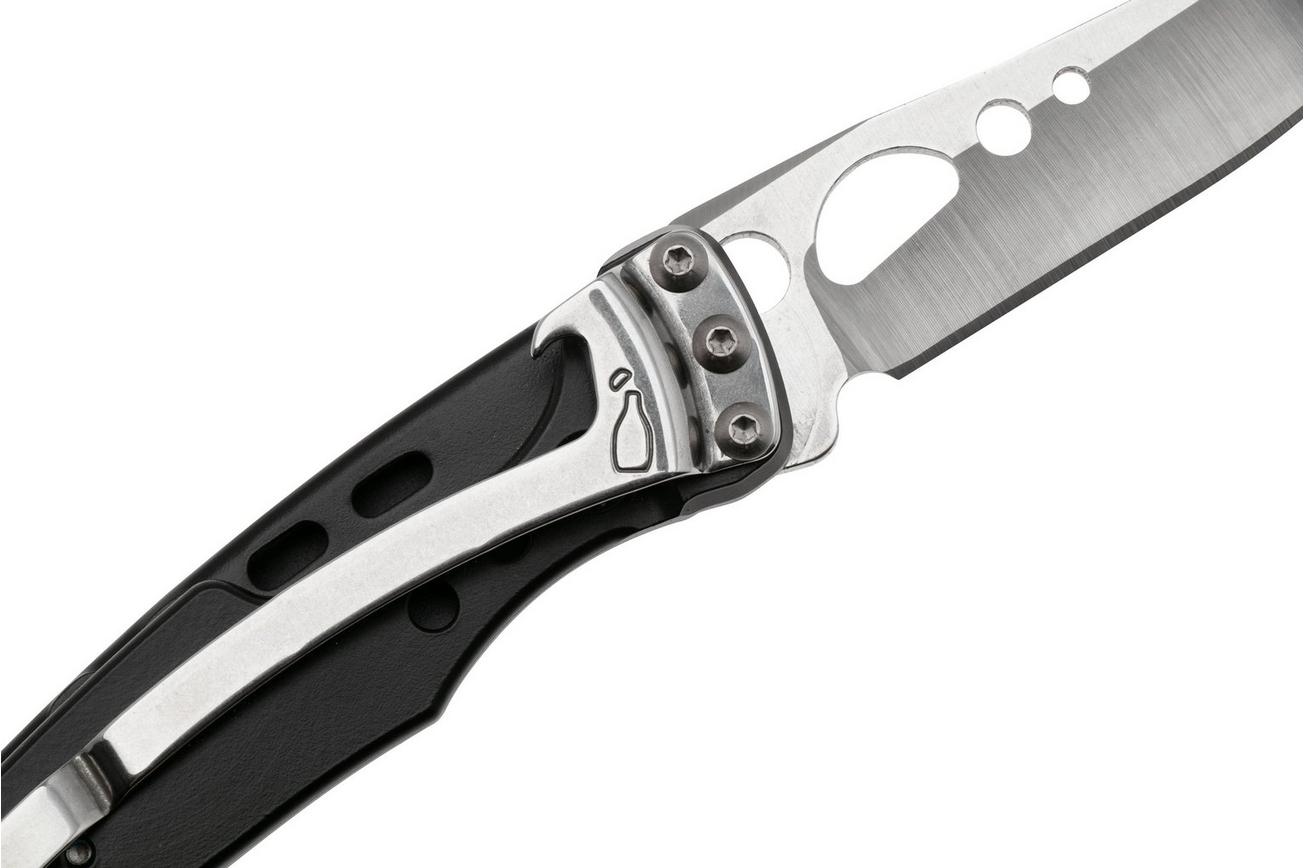 Leatherman Skeletool Knife KB zakmes plain edge, zwart 832385