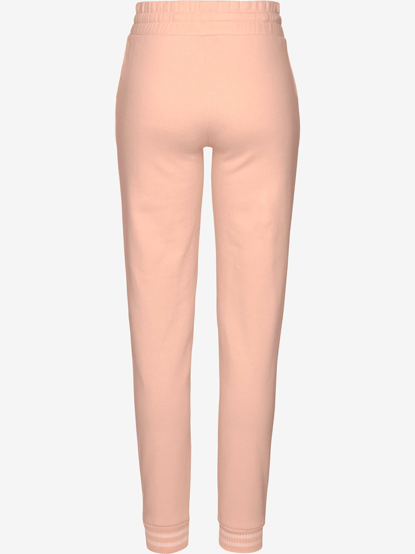 Pantalon molletonné avec poches latérales fendues