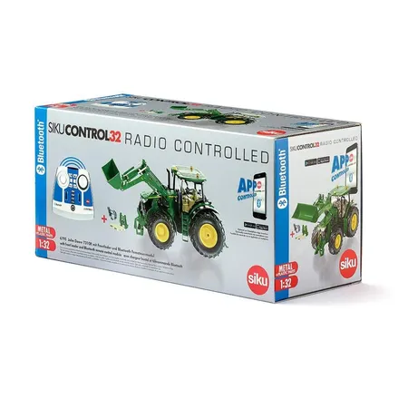 SIKU 6795 RC John Deere 7310R mit Frontlader, App und Bluetooth Fernsteuerung