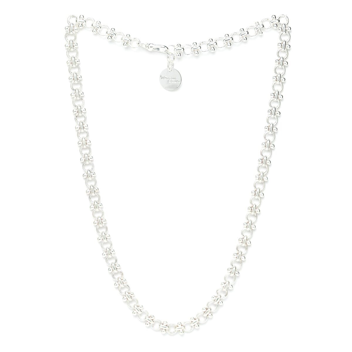 maxi collier plaqué argent - HÉBÉ