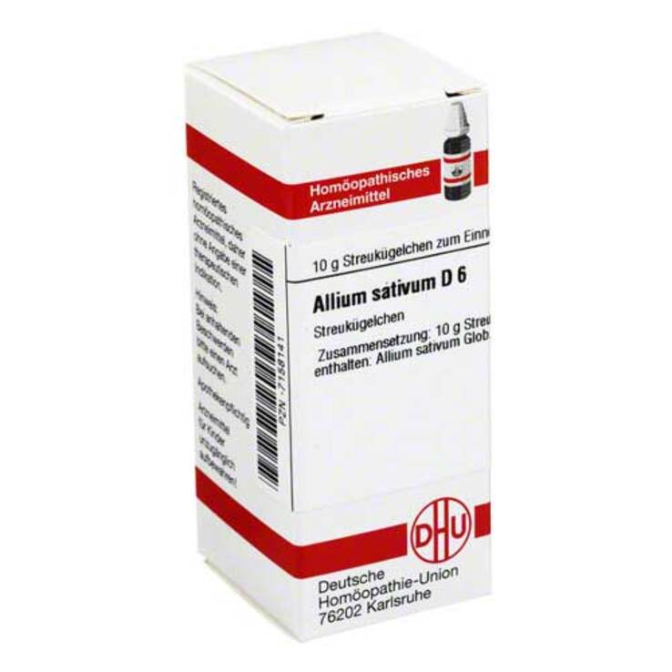 DHU Allium sativum D 6 Globuli, 10 g