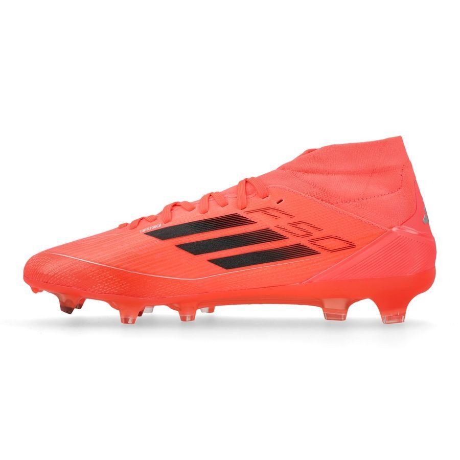 adidas F50 Pro Mid FG Vivid Horizon - Turbo/Aurora Black/Argenté Femme