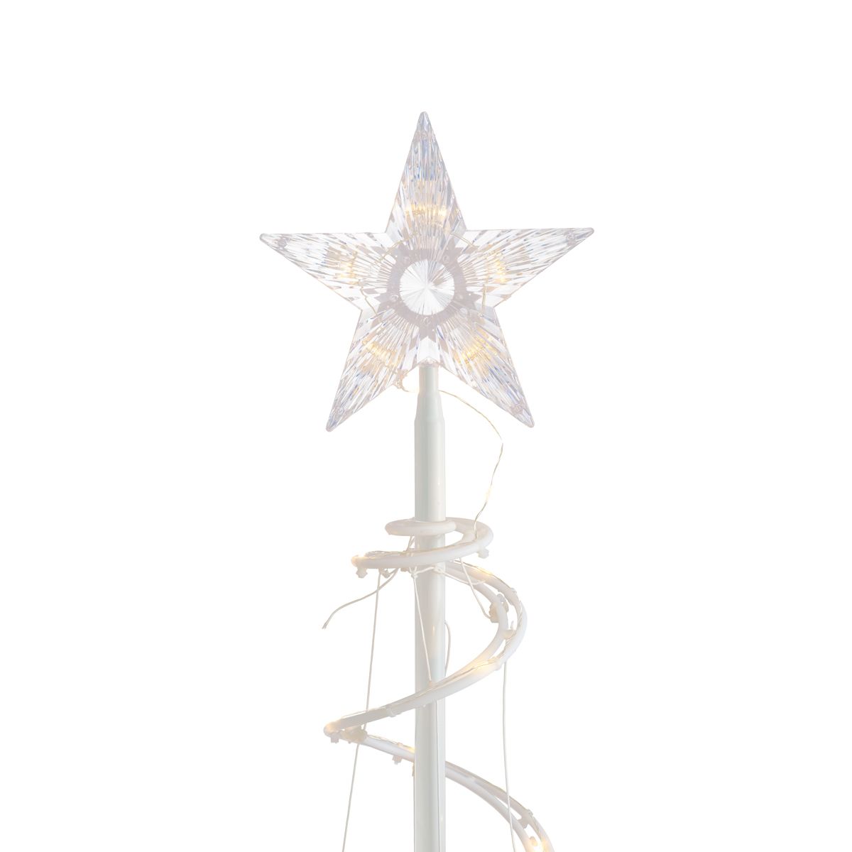 Kerst kerstboom wit incl. LED IP44 - Puno