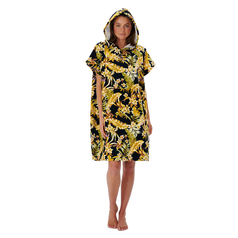 PONCHO RIPCURL SUNDAY SWELL NOIR
