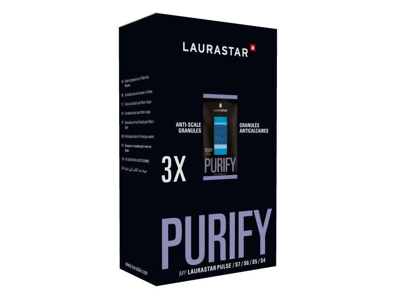 Laurastar Nachfüllgranulat 3 Stück Nachfüllgranulat für den Kalkschutzwasserfilter