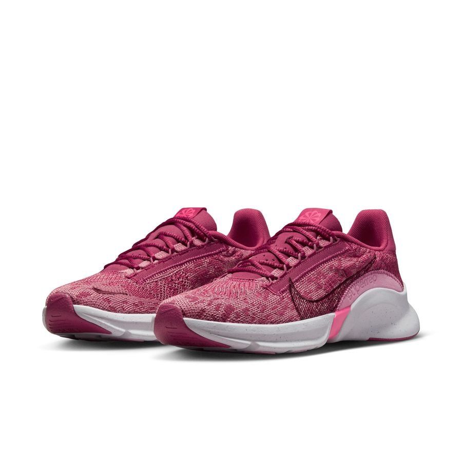 Nike Chaussures d'entraînement SuperRep GO 3 Flyknit Next Nature - Bordeaux/Bordeaux Femme
