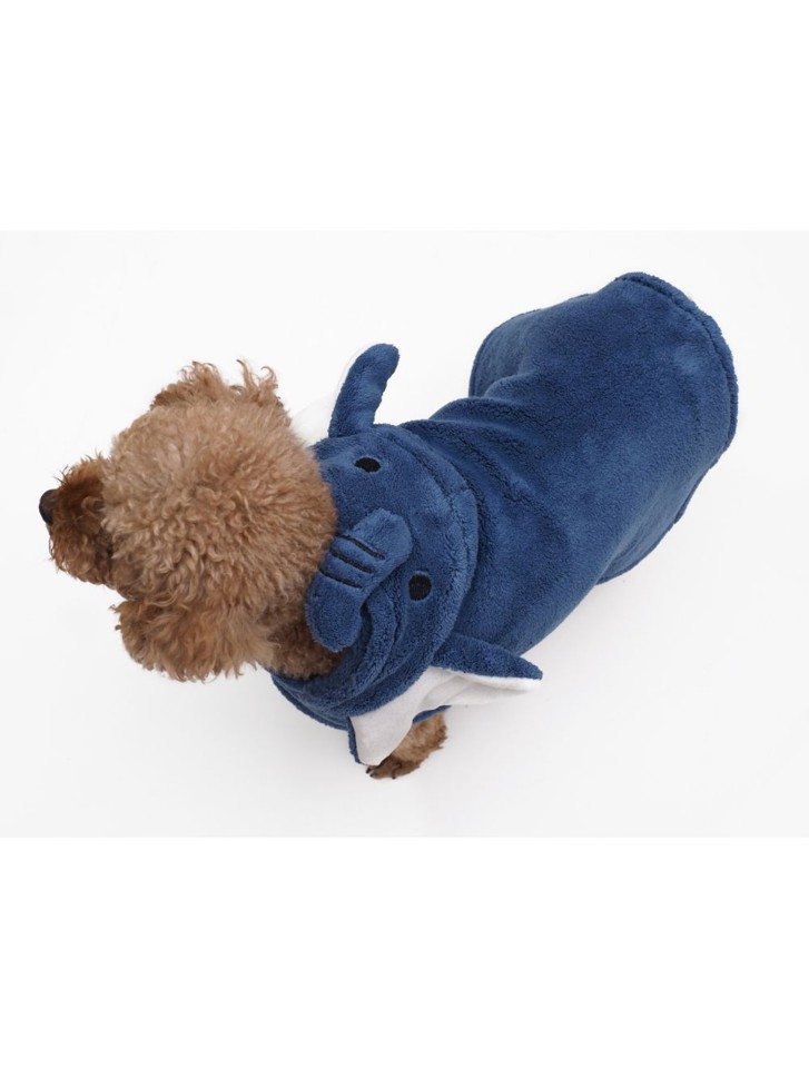 Peppy Buddies -BadehåndklædeElephant L, Blue , Size55 cm