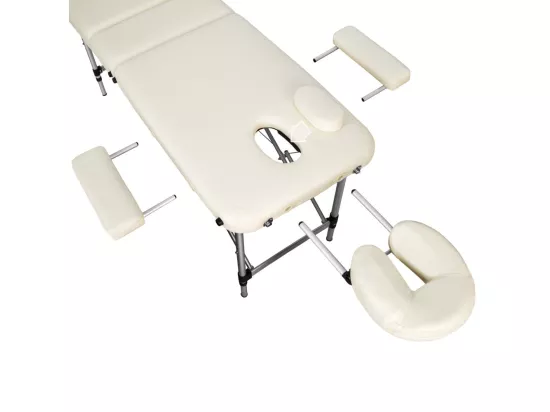 Table de massage Pliante aluminium beige 210 x 95 x 90 cm 2008139