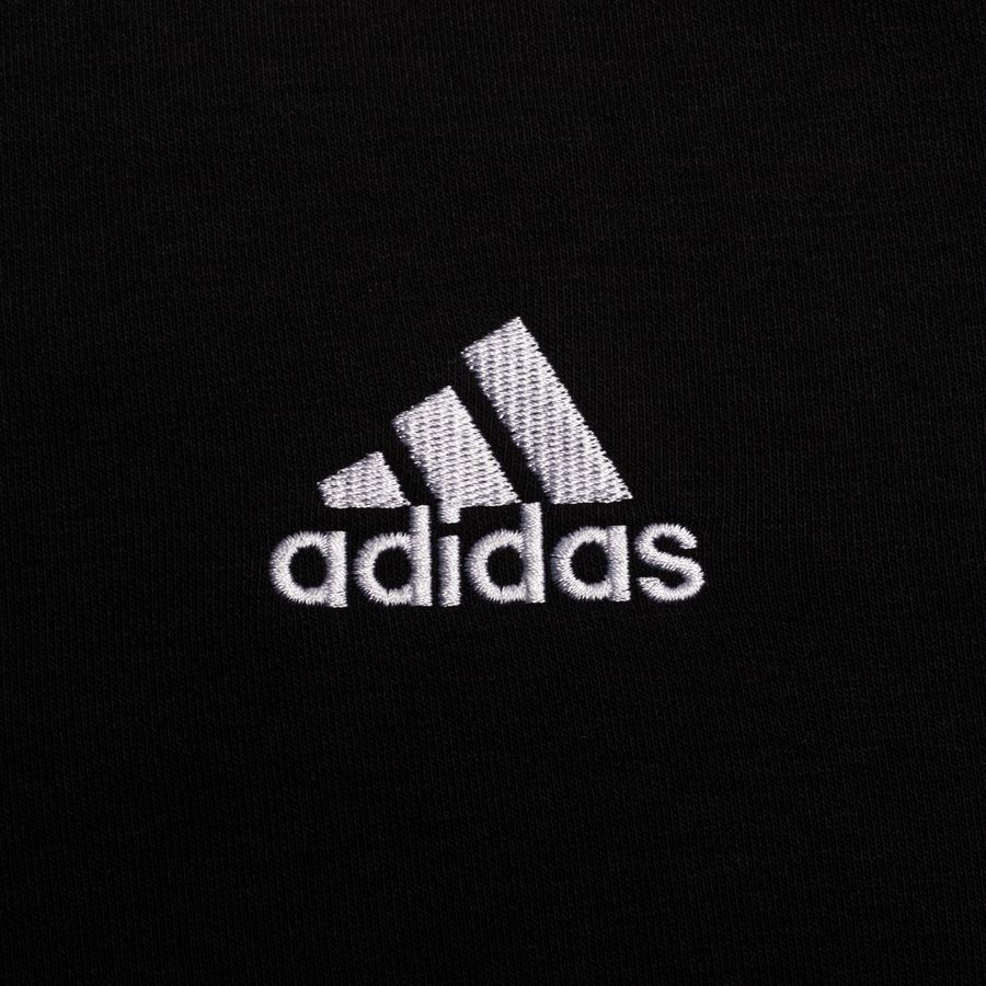 adidas Sweat à Capuche 3-Stripes Essentials - Noir/Blanc