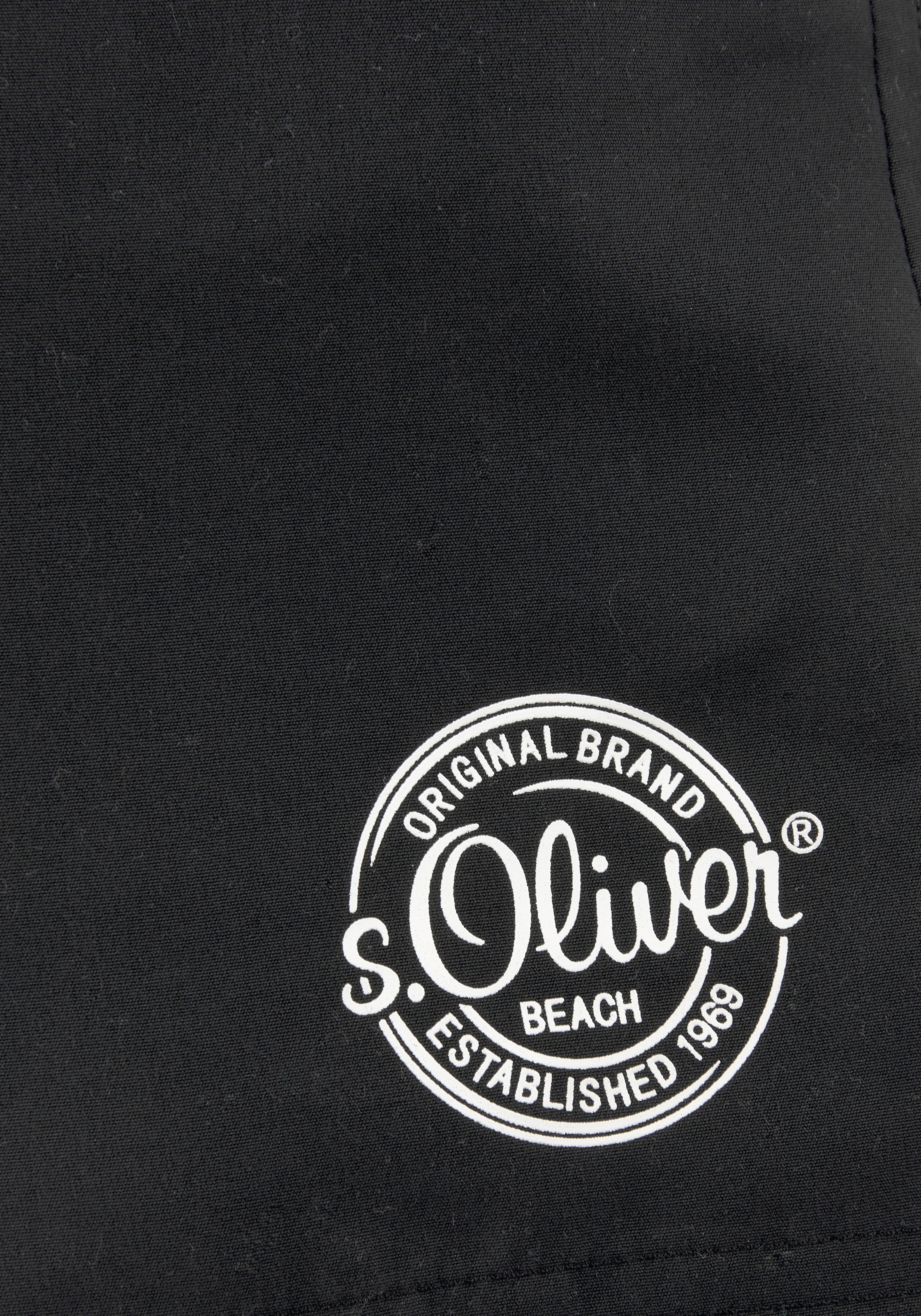 s.Oliver Badeshorts , mit seitlichem Logodruck