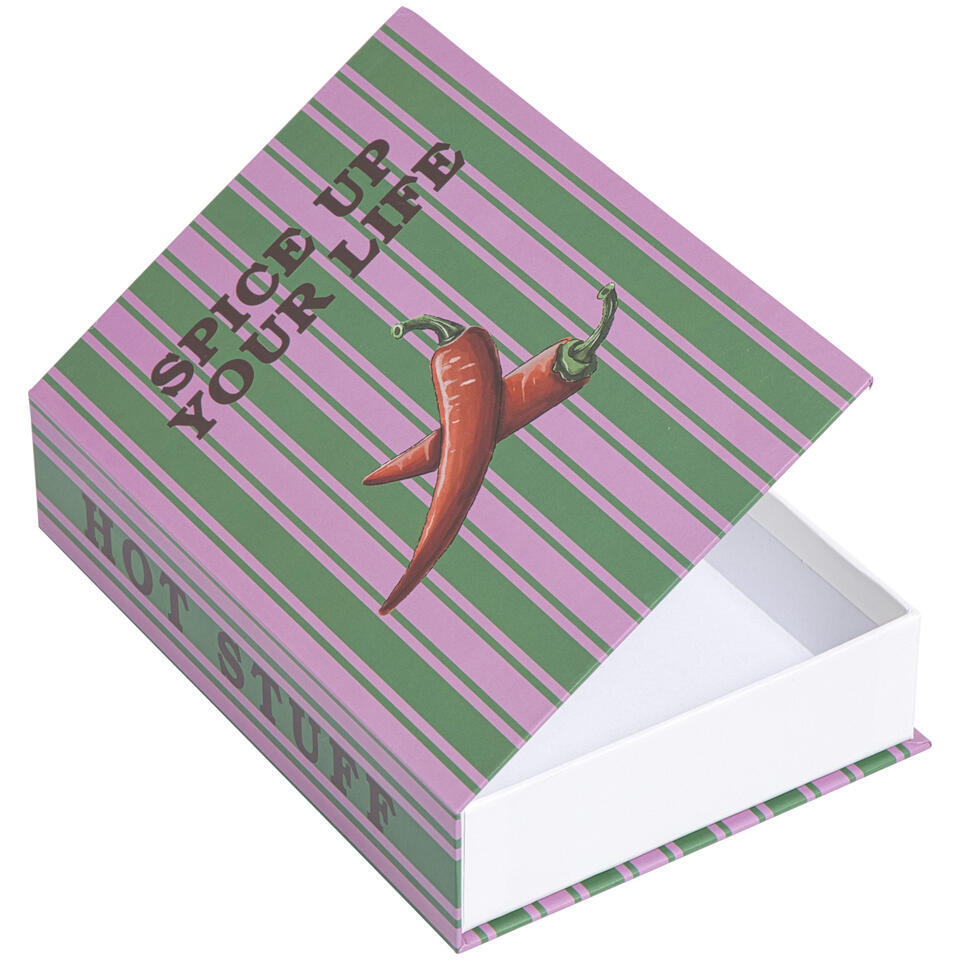 Opbergboek Spice Up 16x23x5 cm