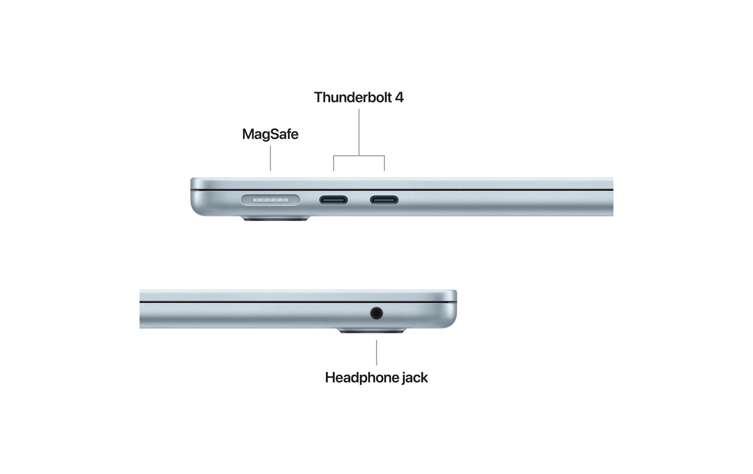 Apple Notebook »Air 13 2025 M4 10C GPU / 16 GB / 512 GB Sky Blue«