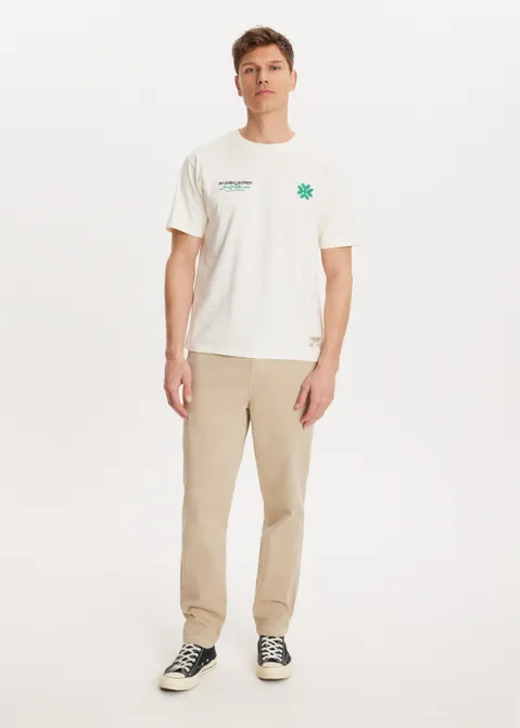 T-shirt met print gallery off-white (ECRU)