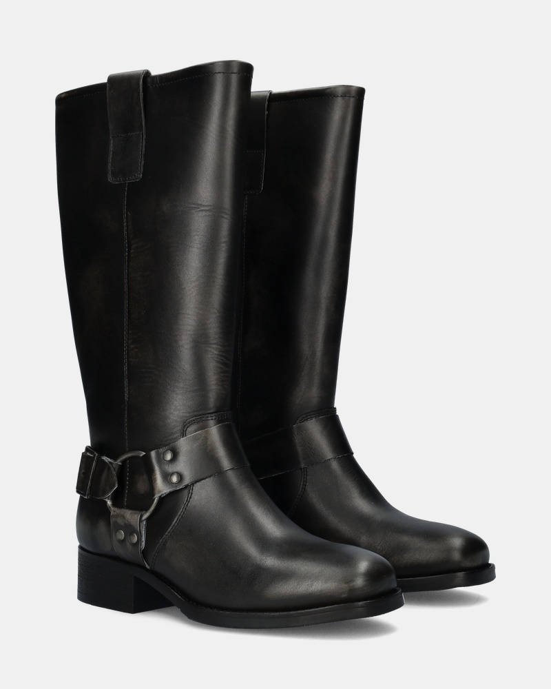 Nelson Bikerboots  - zwart