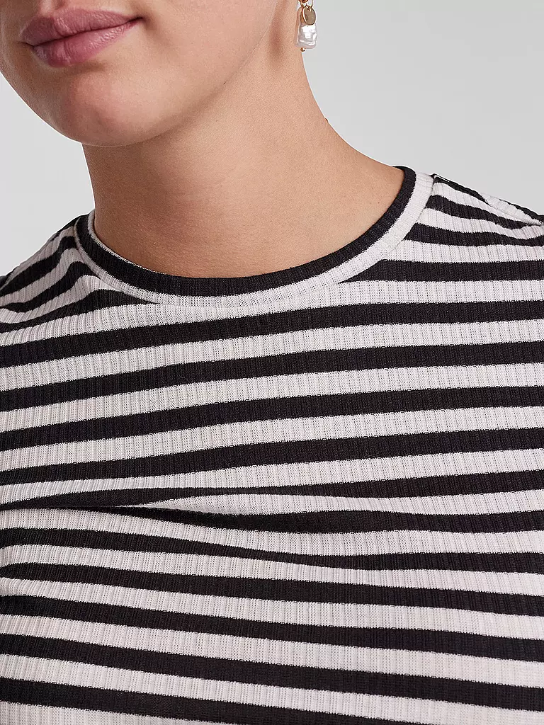 PIECES Langarmshirt PCRUKA schwarz