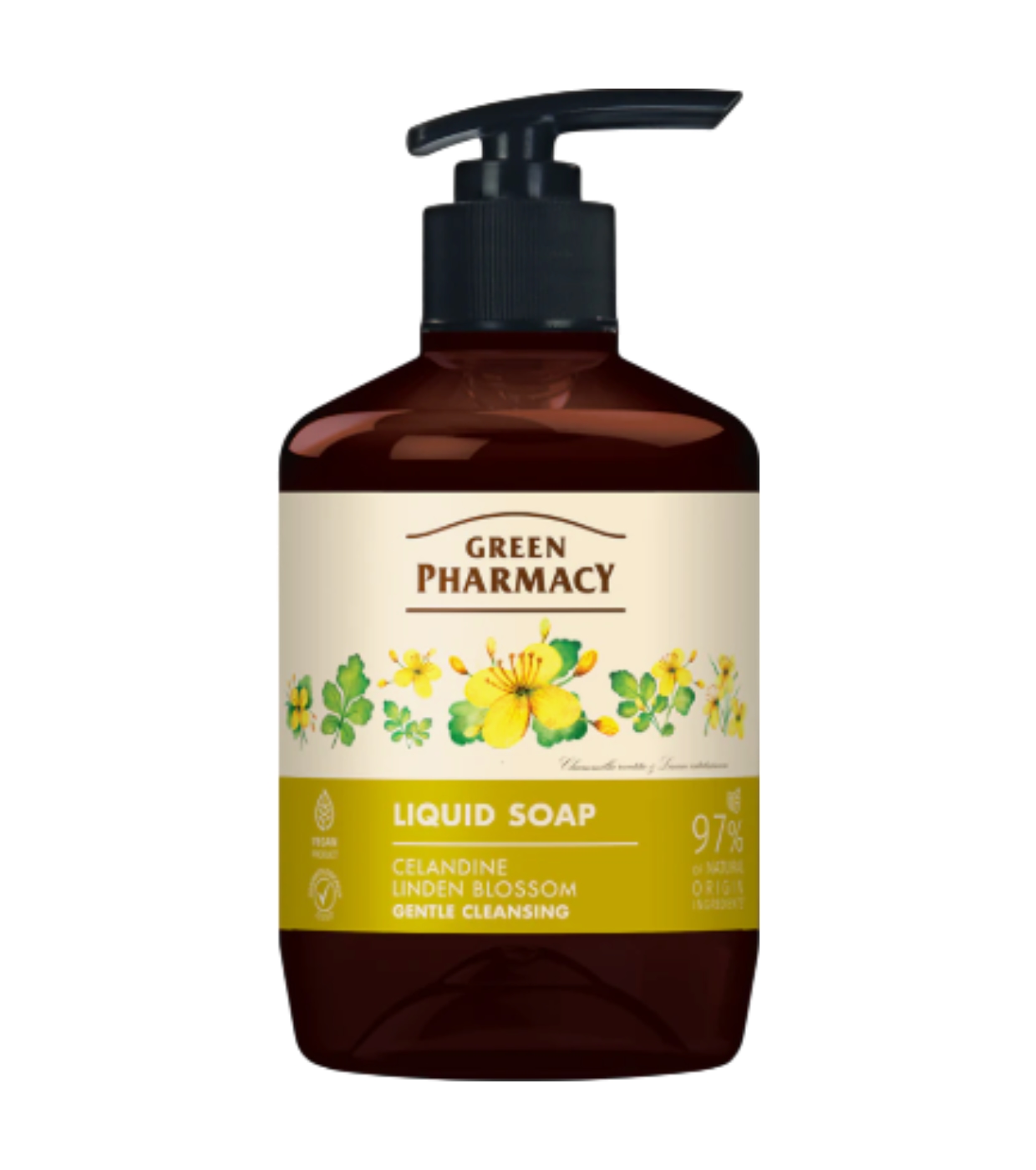 Green Pharmacy - Sabonete Líquido para Mãos - Celandine + Linden Blossom