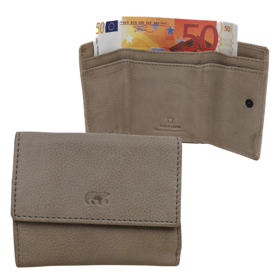 Portemonneetje 'Jolie' silver mink Silver mink