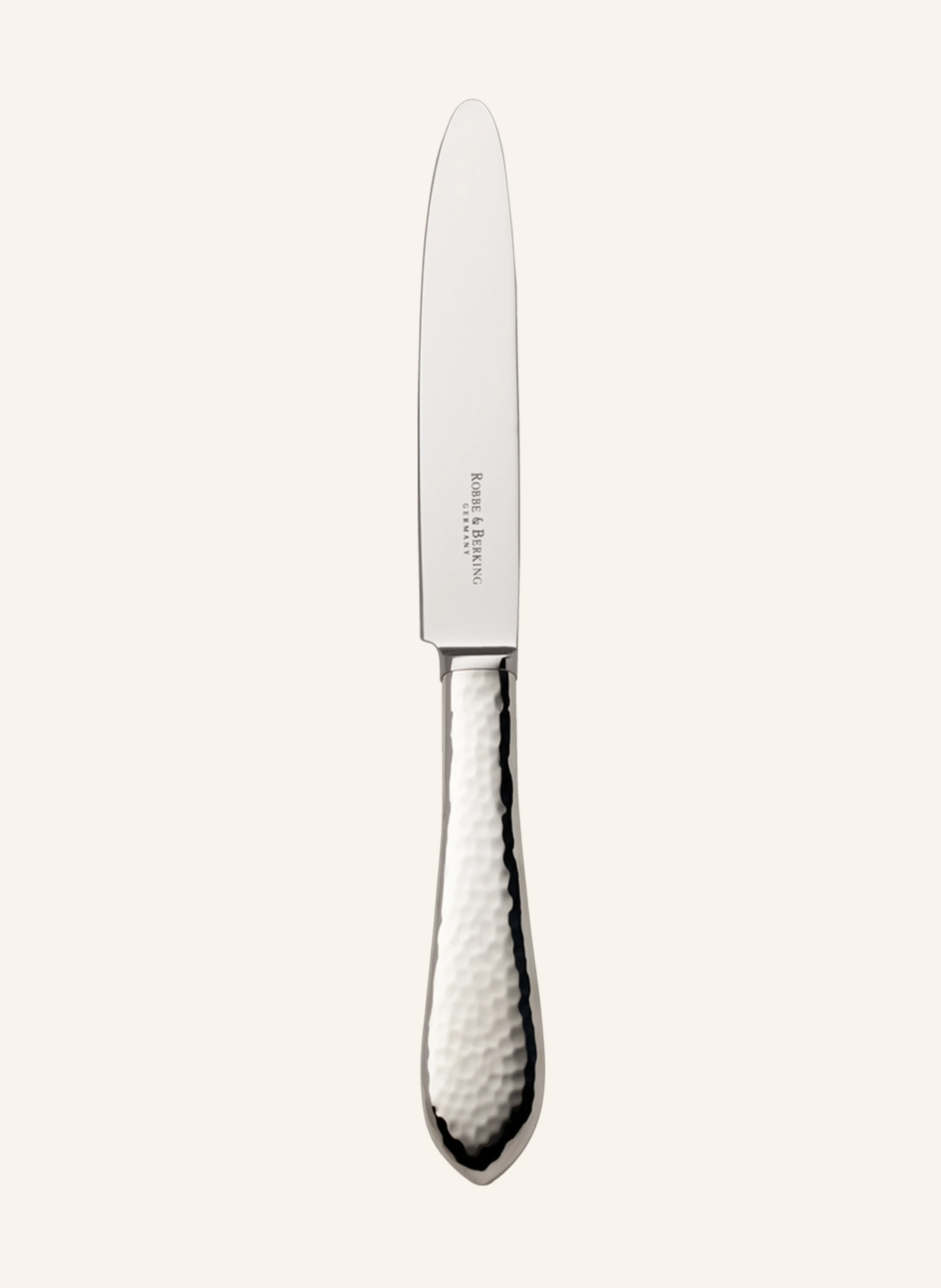 ROBBE & BERKING 4-tlg. Besteckset MARTELÉ (150g versilbert)