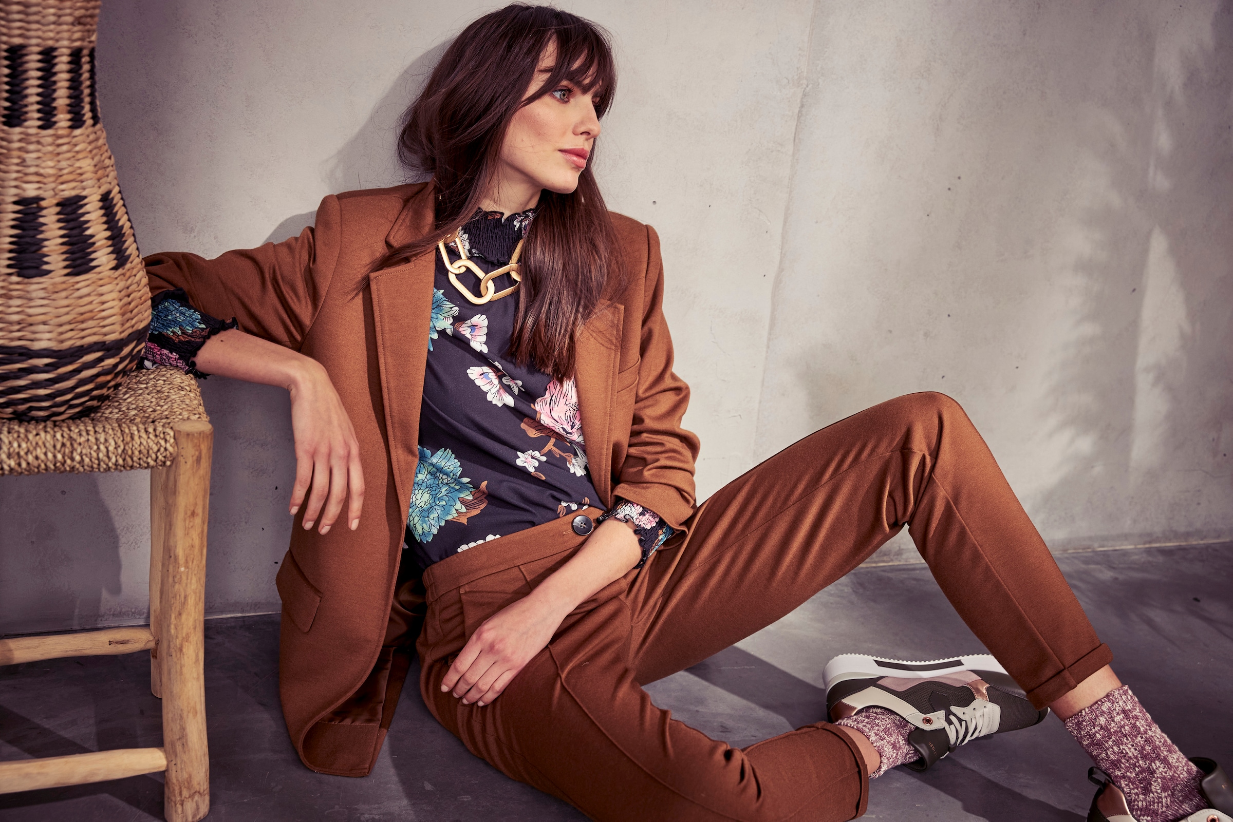 Aniston CASUAL Longblazer , mit Reverskragen
