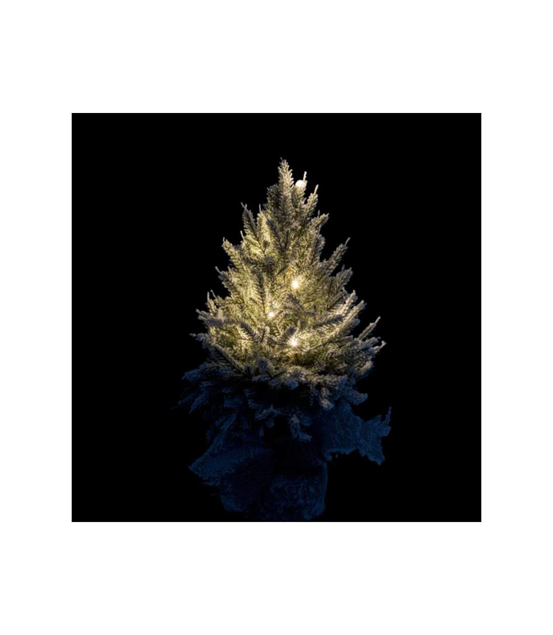 Paris Prix - Sapin De Noël à Led pot Jute 45cm Vert