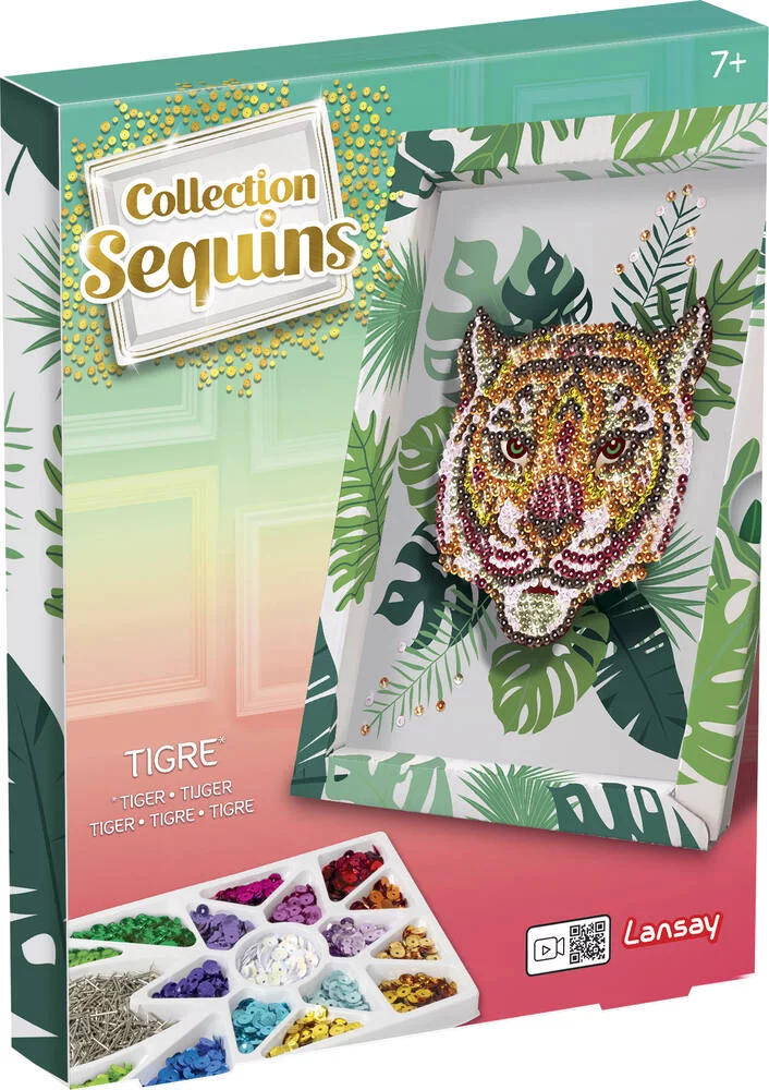 COLLECTION SEQUINS TIGRE