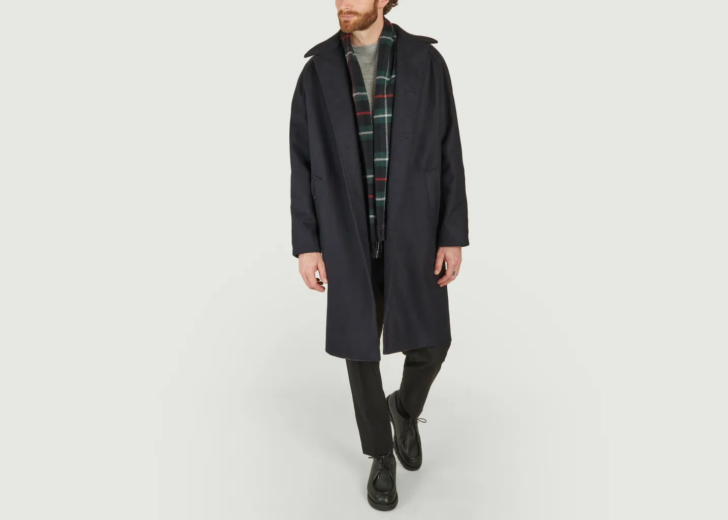 Écharpe en cachemire tartan L'Exception Paris