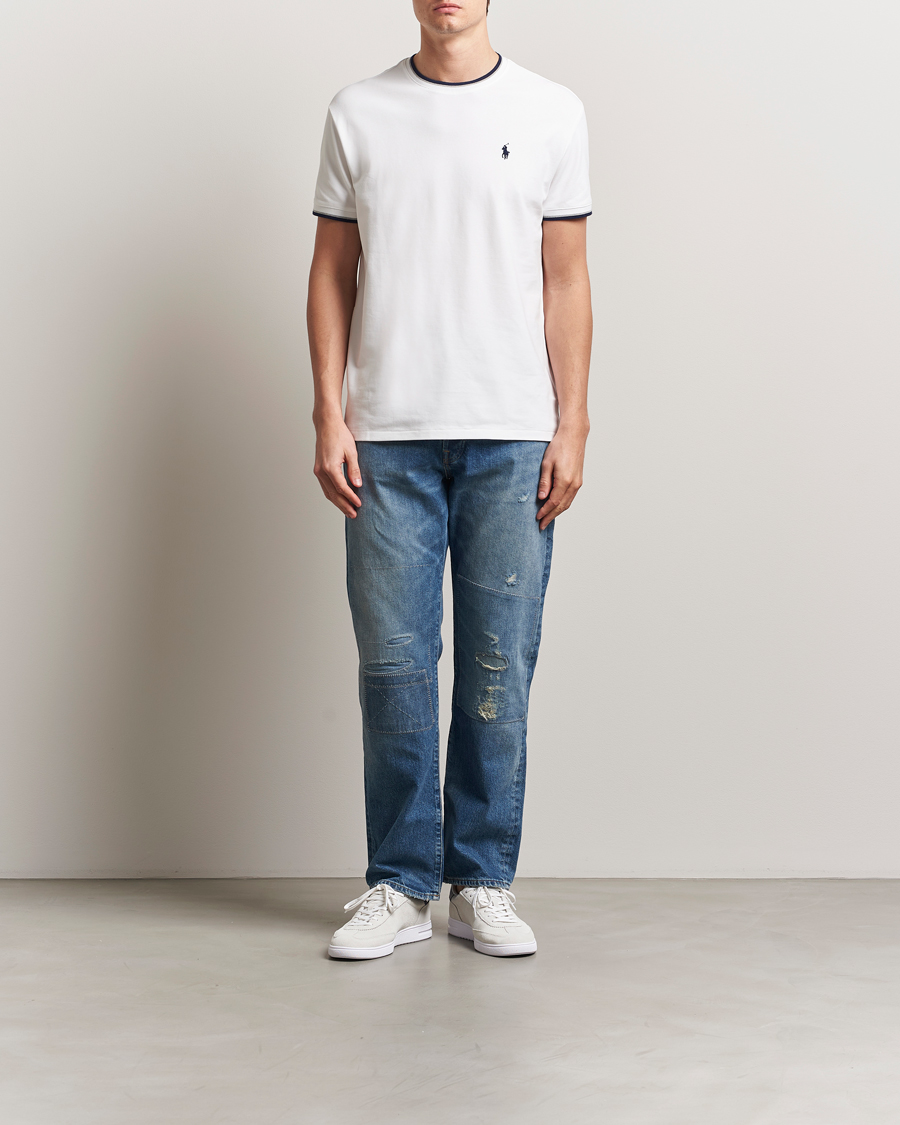 Polo Ralph Lauren Mesh Polo Tee White