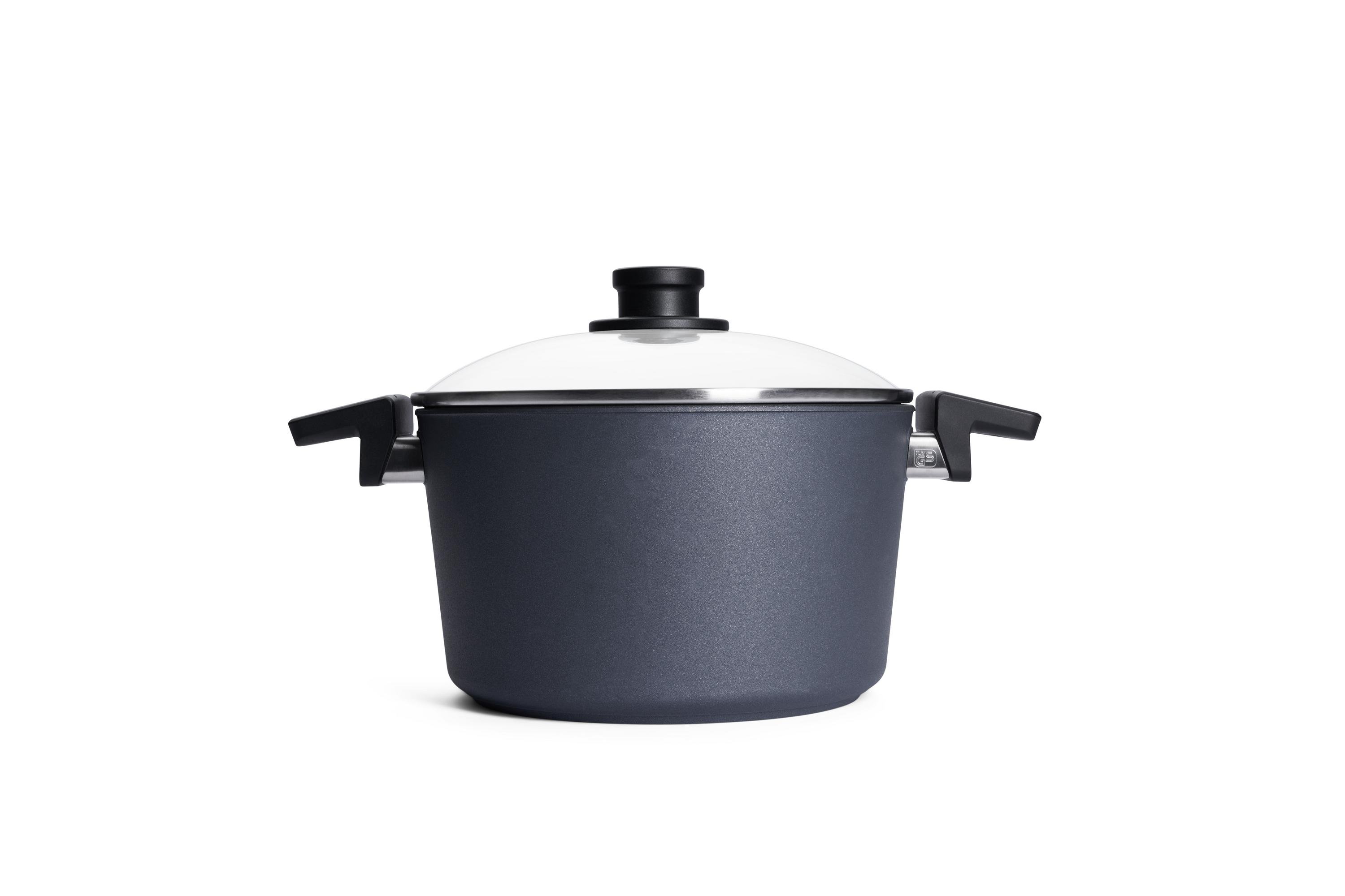 Diamond Lite Topf-Set, 7-tlg., Ø 28 + 24 + 20 cm - Herdart: Ceran, Gas, Elektro, Halogen von WOLL