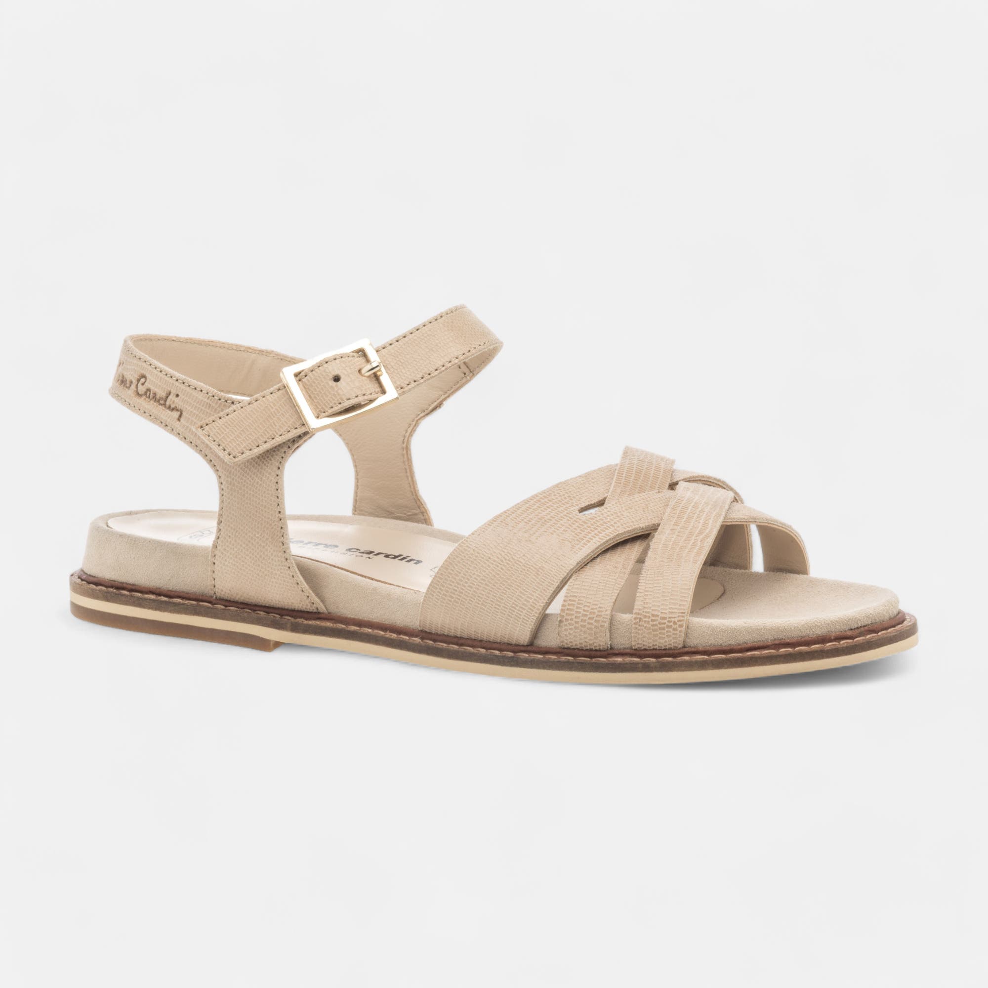 Sandales Femme en cuir or