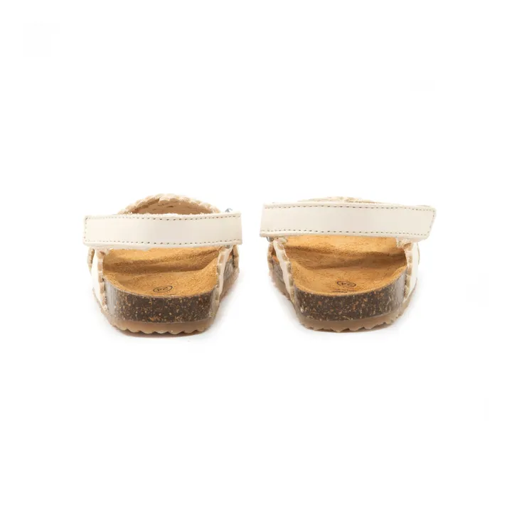 Pèpè Two Con Me - Sandales Croisées Perforées | Blanc