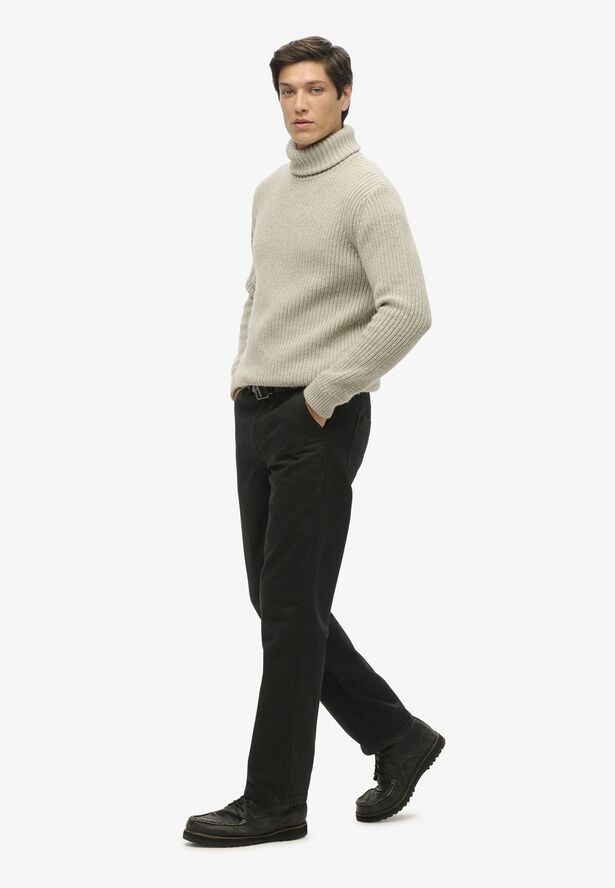 Superdry MERCHANT 5 POCKET WORK PANT Noir