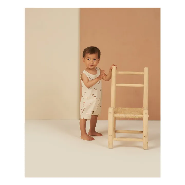 Rylee + Cru Combishort Poissons | Ecru