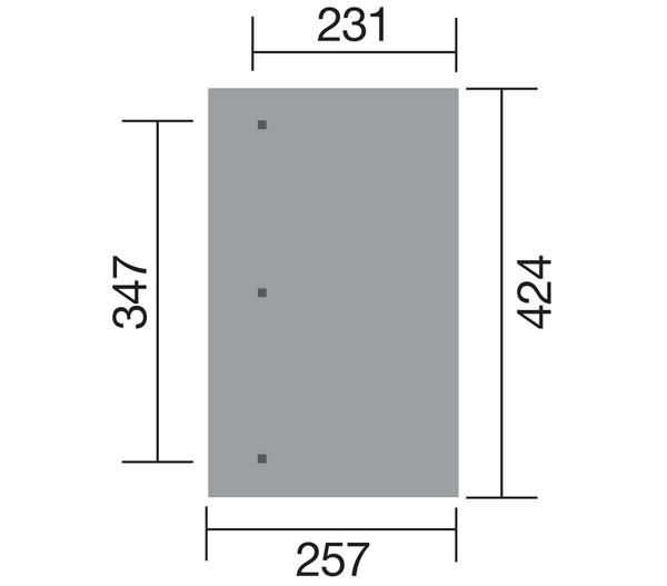 Weka Terrassenüberdachung 671