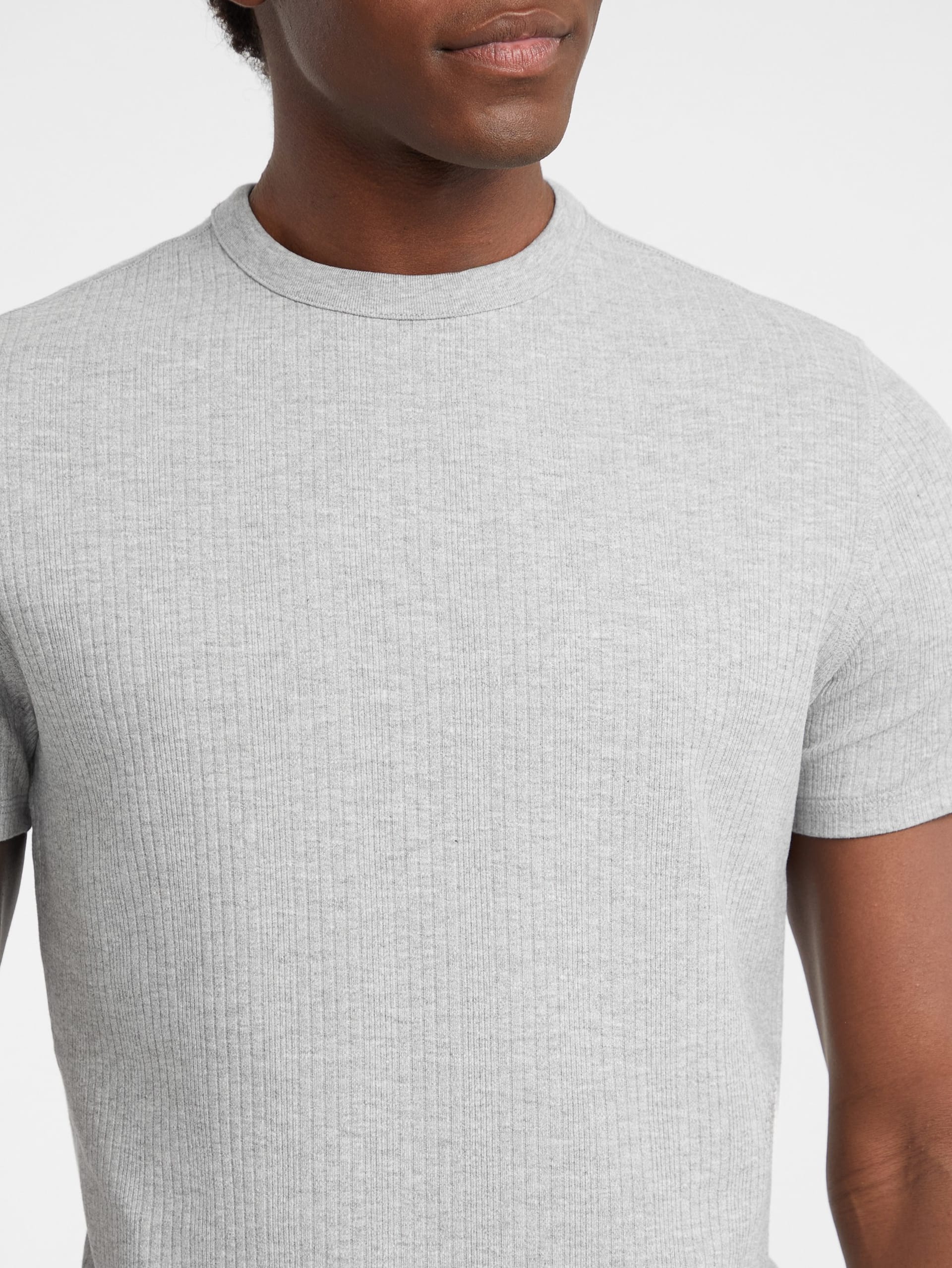Camiseta Slim Variegated Rib