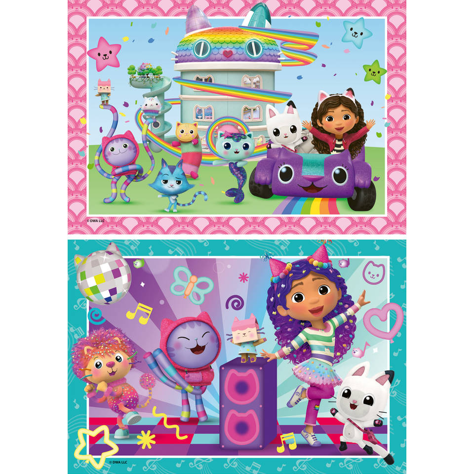 Ravensburger Gabby's Poppenhuis puzzelset - 2 x 24 stukjes