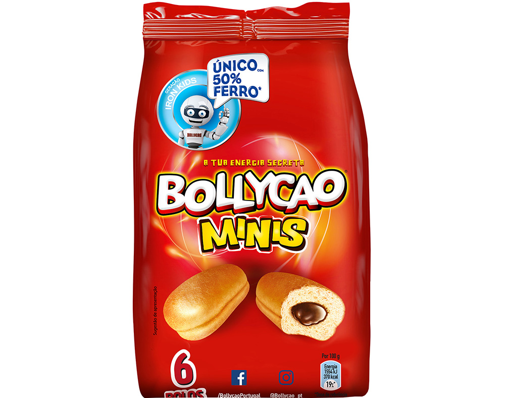 MINI BOLO BOLLYCAO RECHEADO 6UN