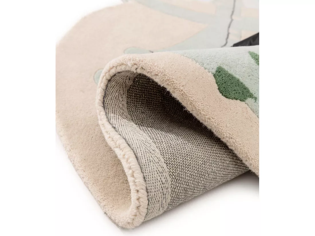 Tapis enfant Savannah Multicouleur 115x120 cm