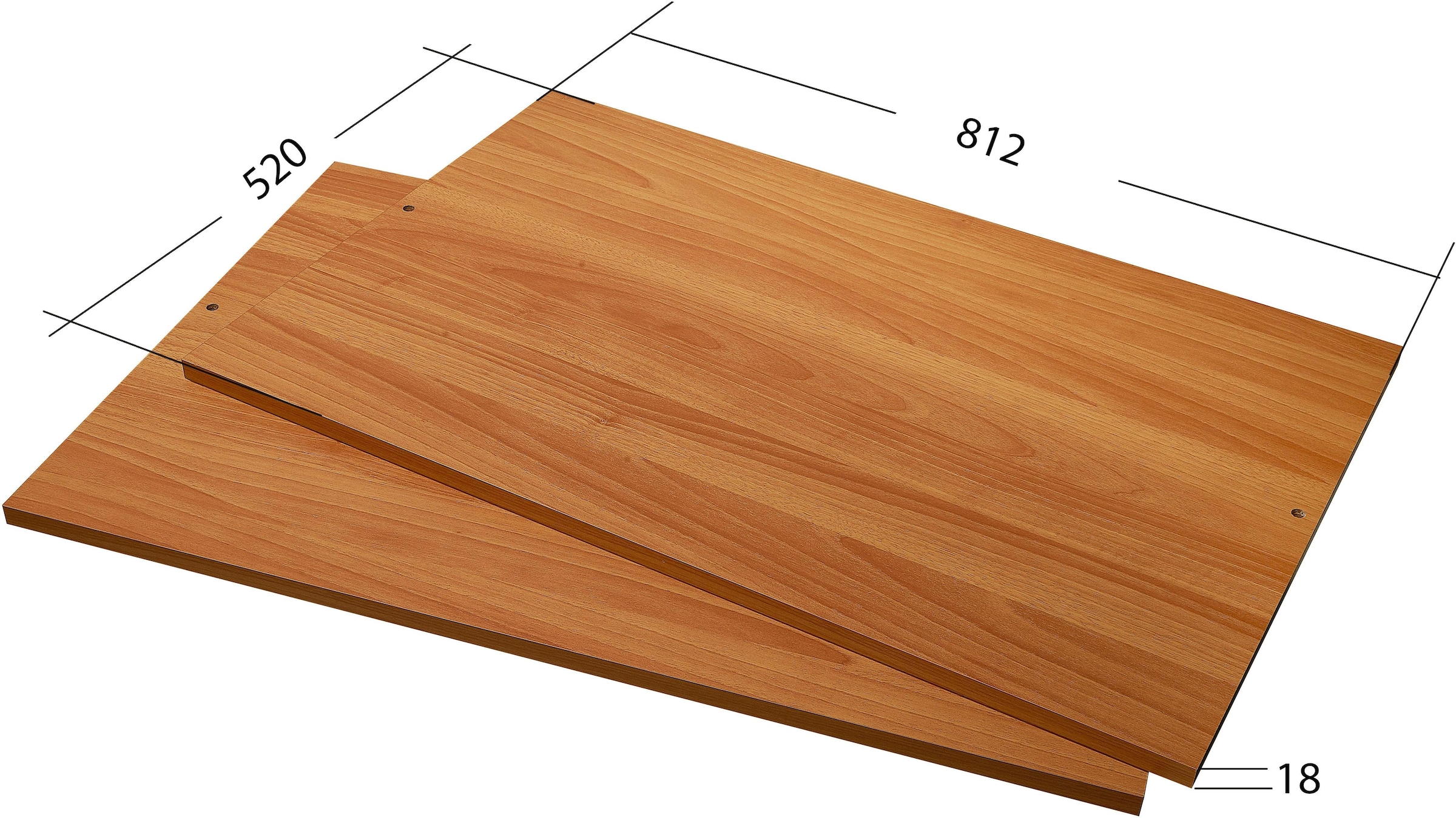 INOSIGN Einlegeboden »Greta, aus FSC-zertifiziertem Holzwerkstoff, Breite 81cm« im 2er Set, passende Ergänzung für den Kleiderschrank Greta