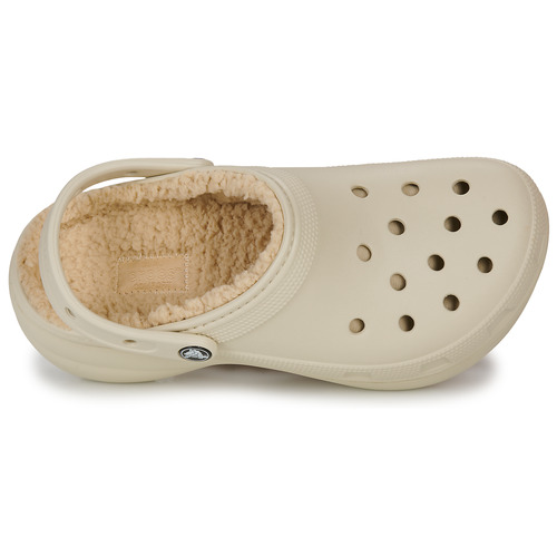 Crocs - Classic Platform Lined Clog W - Beige