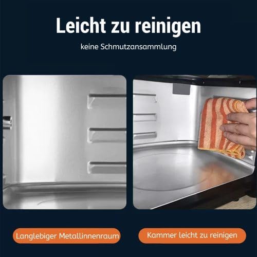 Airfryer XXL 12L mit Rotisserie Grill, Heißluftfritteuse Groß wie Backofen, LED Touch, 360° Umluft, Inkl. 2 Grillspieße & Zubehör, Gesund & Energiesparend Kochen für Großfamilien, Schwarz