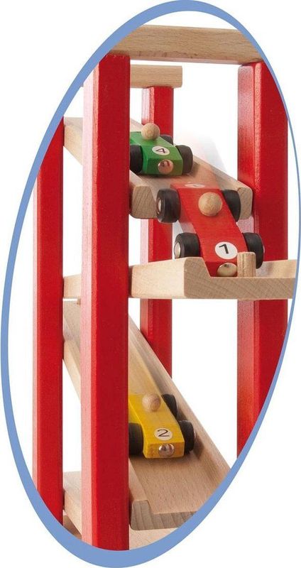 Eichhorn - Houten Autobaan - FSC Hout - Vanaf 1 jaar - 25 x 12 x 34 cm
