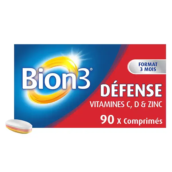 Bion 3 Défense Complément Alimentaire Cure 3 mois 90 comprimés