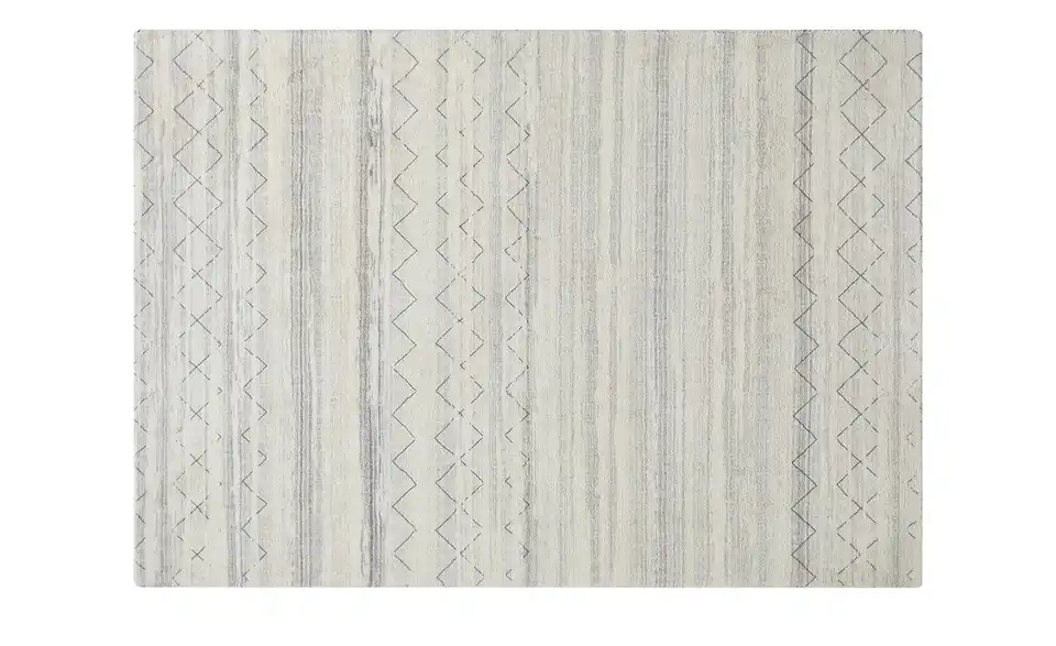como Kurzflorteppich Creme, Grau 140x200 cm