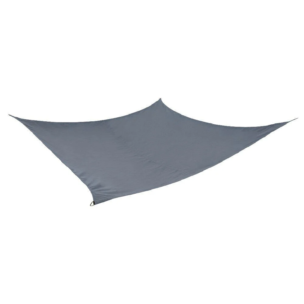 Voile d'ombrage carré Square gris 290x290 cm