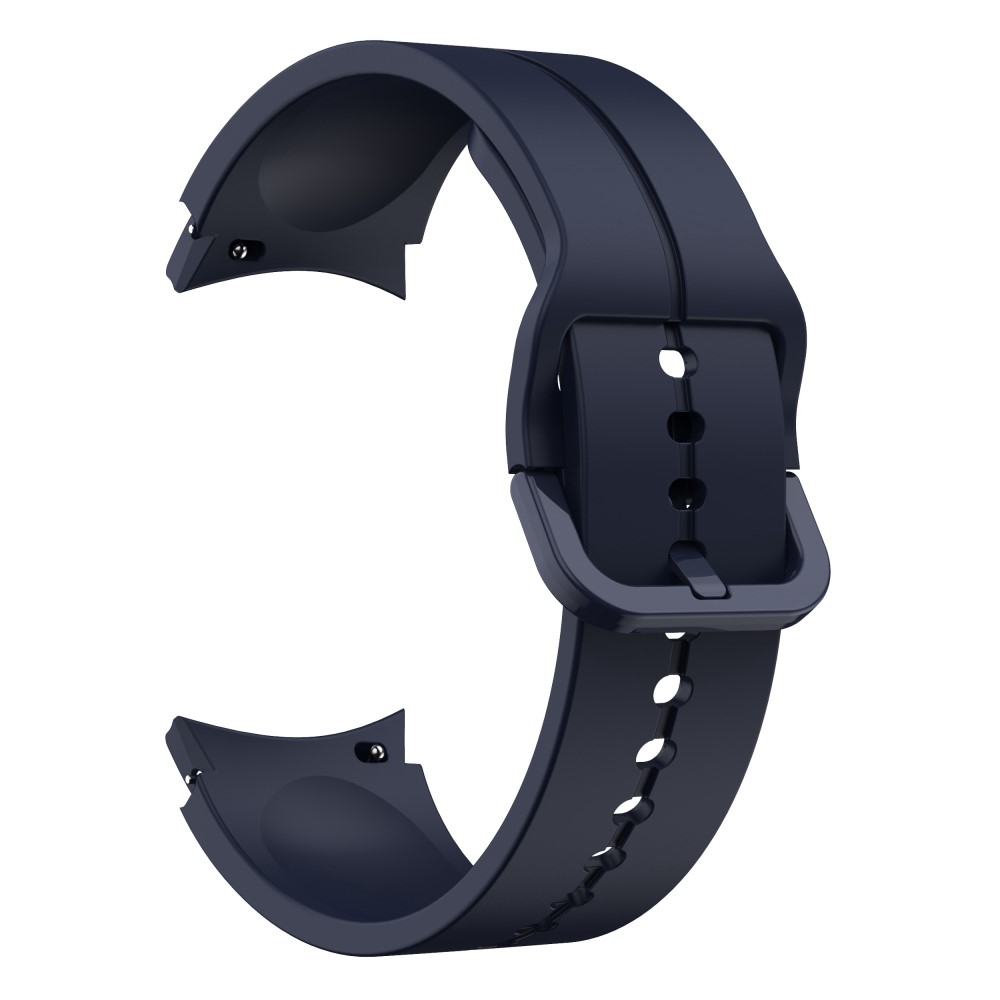 Samsung Galaxy Watch 4 (40mm) Ersatz Sport Silikon Armband Split Design (Gelenkumfang: 180 - 230mm) Dunkelblau