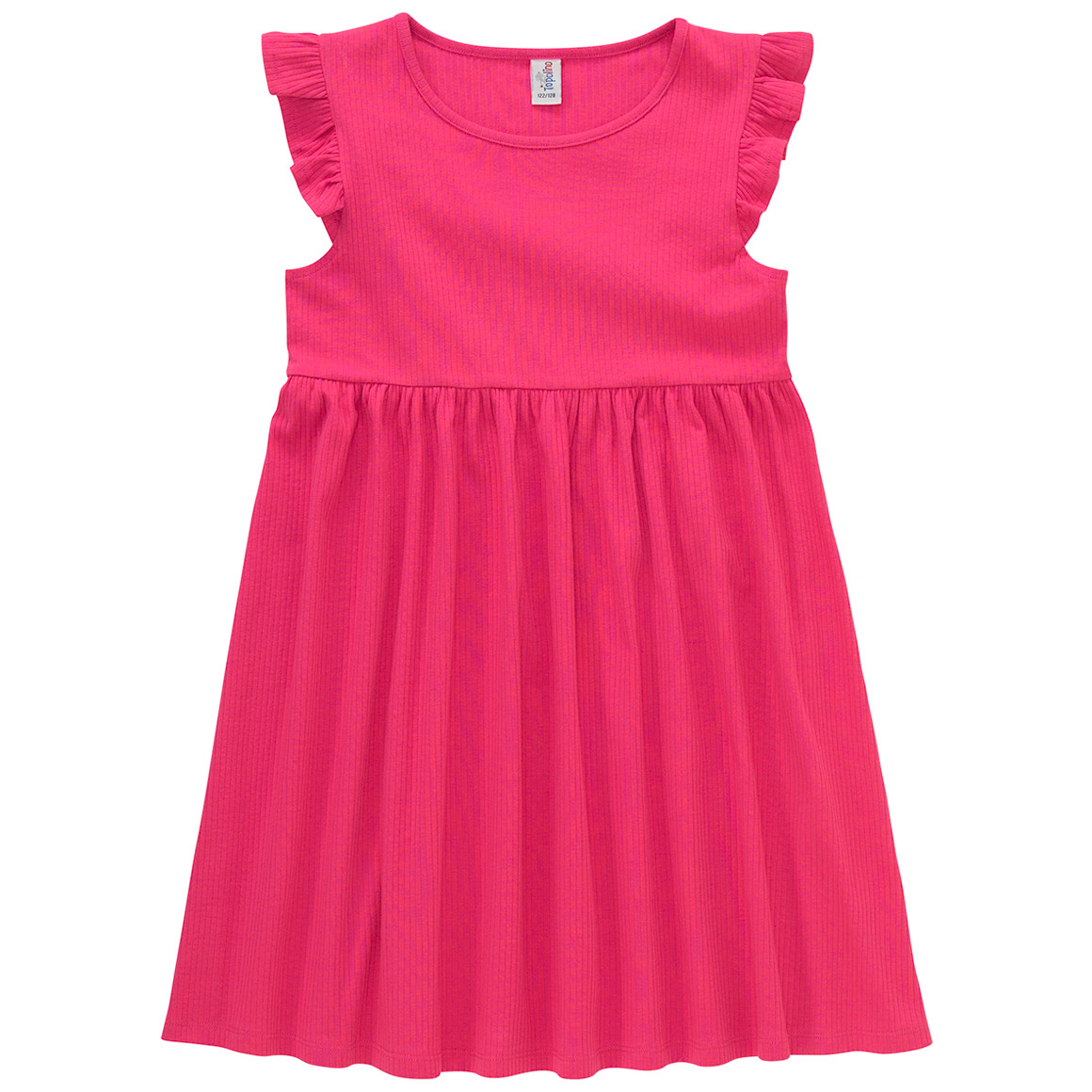 Topolino Mädchen Kleid mit Ripp-Struktur pink