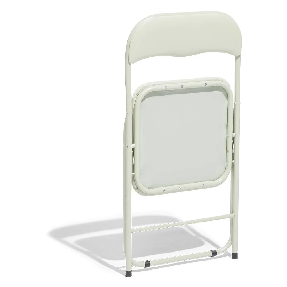 Chaise pliante Tracy métal vert de gris 44x45x79cm