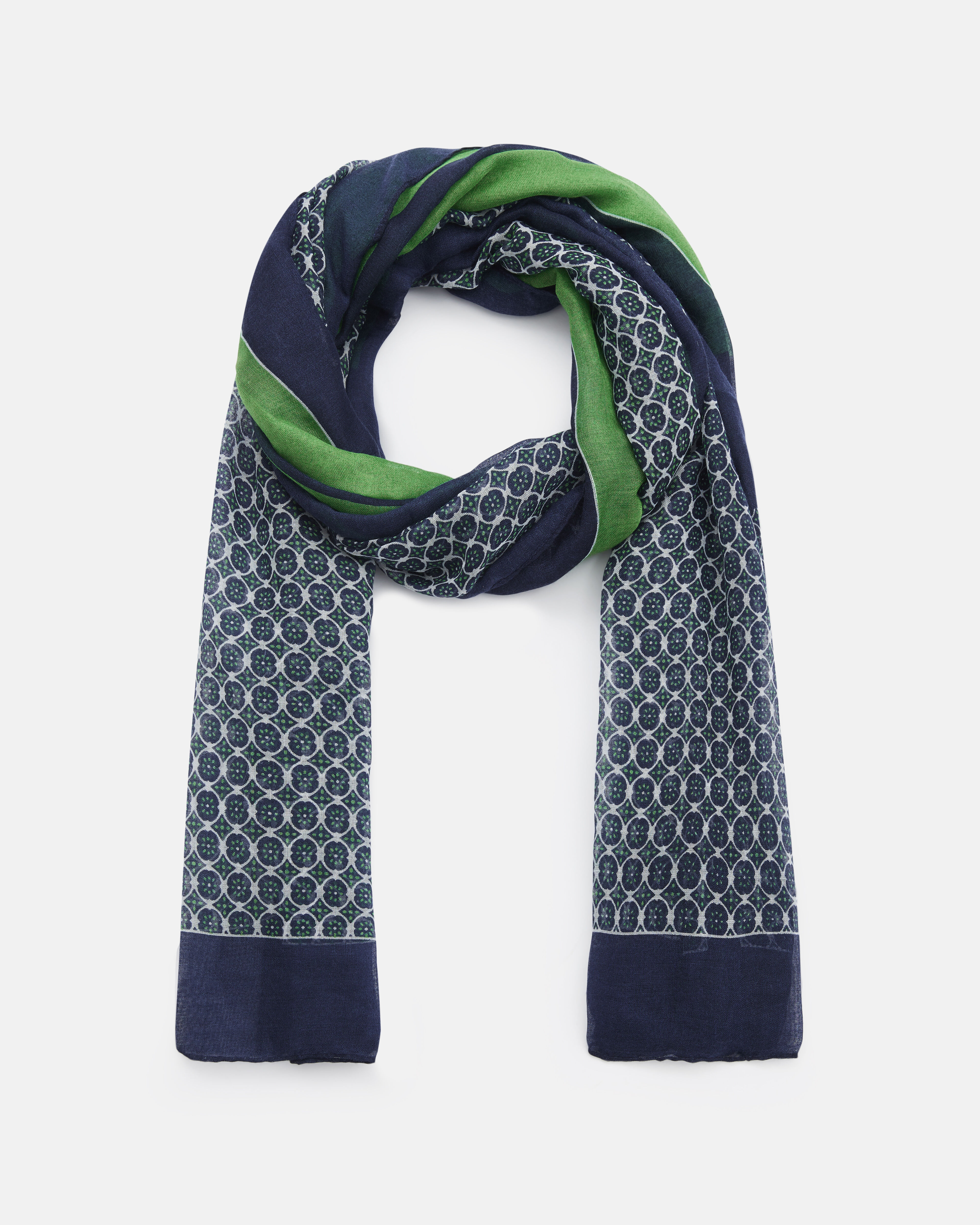 FOULARD DURA Bleu vert