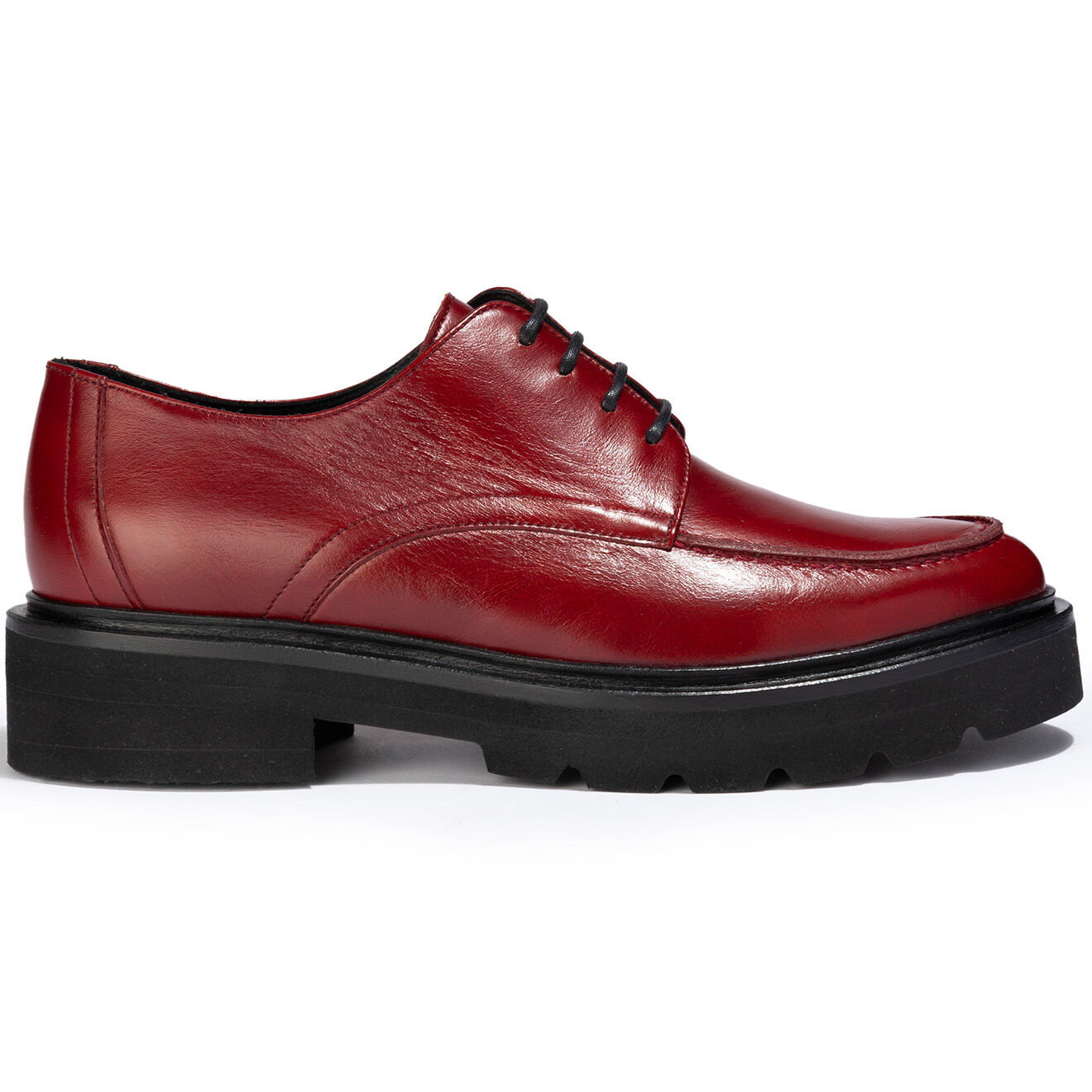 Anaki Derbies en Cuir Elyna rouille