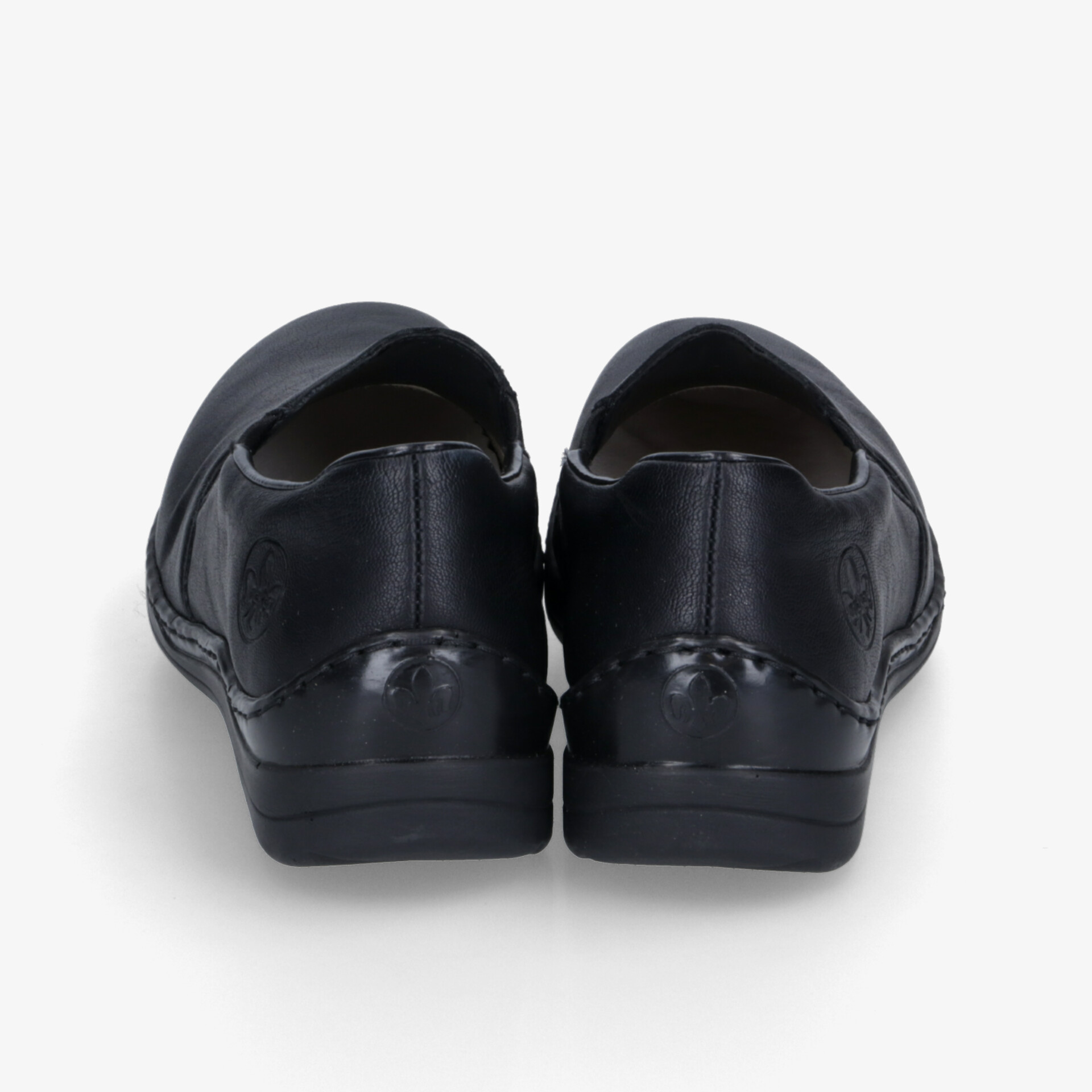 rieker Damen Slipper schwarz